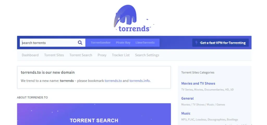 Torrends: 9 Best SolidTorrents Alternatives